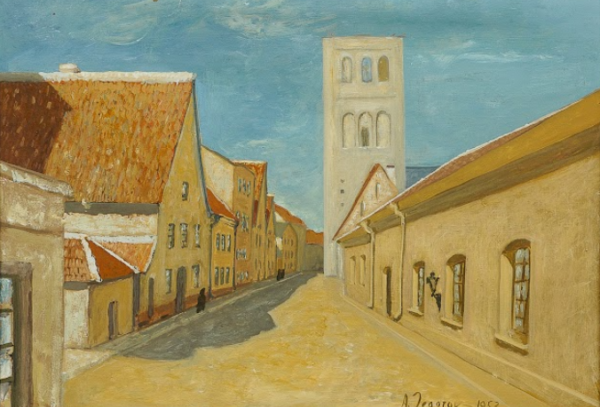 Andrei Jegorov "Vaade Niguliste kirikule", 1953