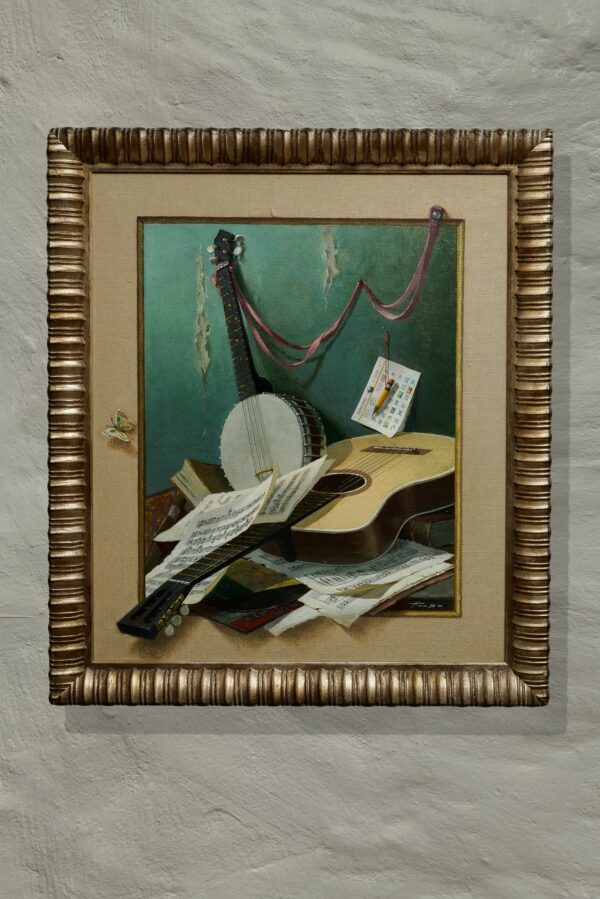 August Albo "Kompositsioon banjo ja kitarriga", 1950ndad