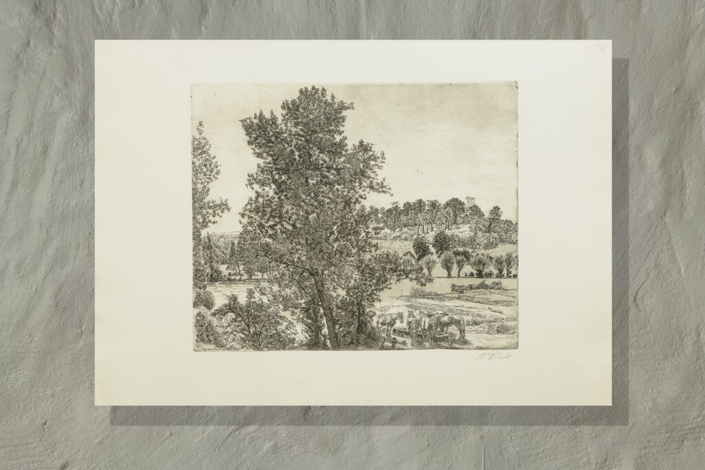 Eduard Wiiralt Burgundia maastik