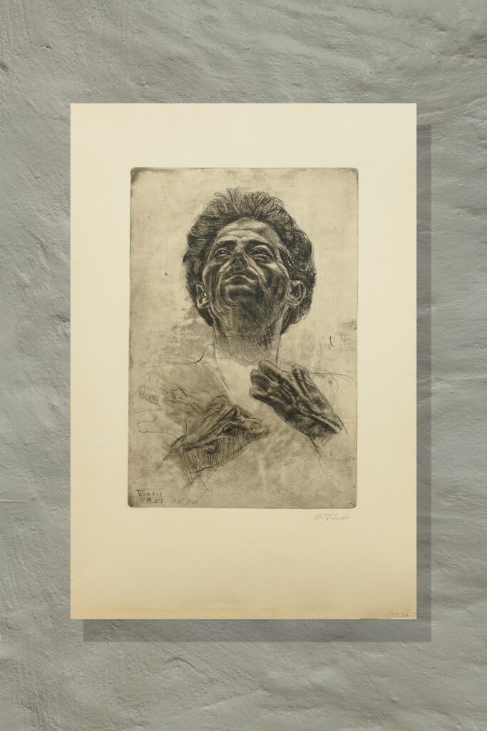 Eduard Wiiralt Kunstnik Martin Baeri portree
