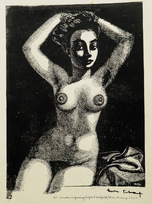 Eric Pehap "Akt", 1955