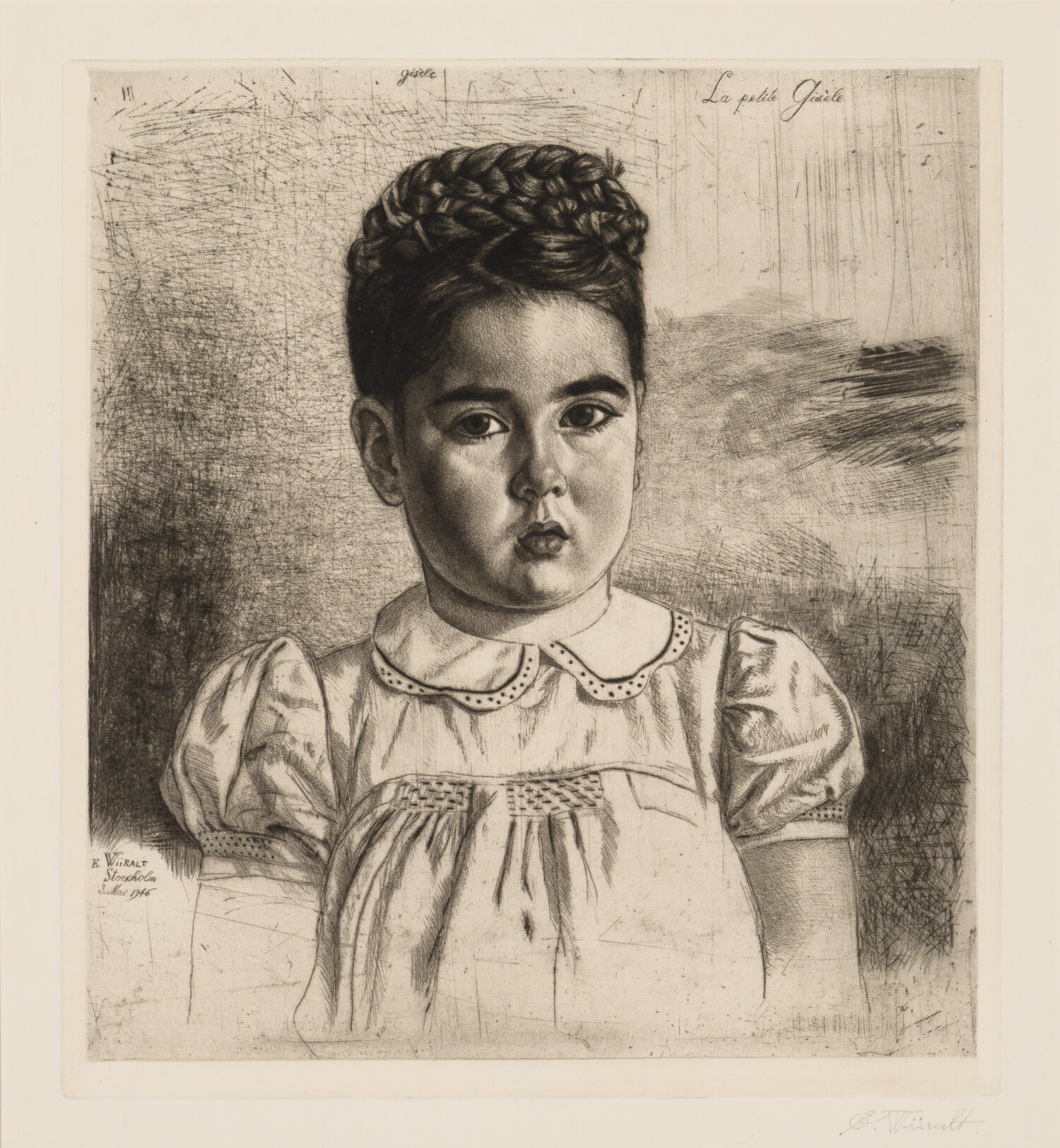 Eduard Wiiralt "La petite Gisèle”, 1946 - Image 1
