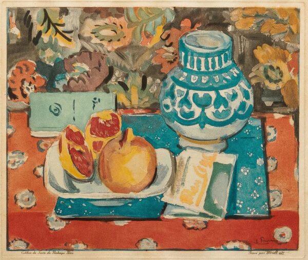 Eduard Wiiralt "Natüürmort Louis Favre järgi", 1927