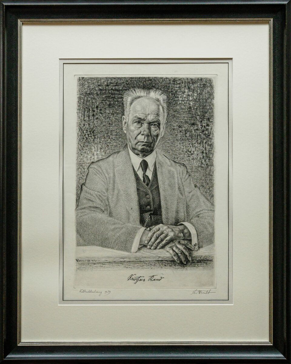 Eduard Wiiralt Kristjan Raua portree