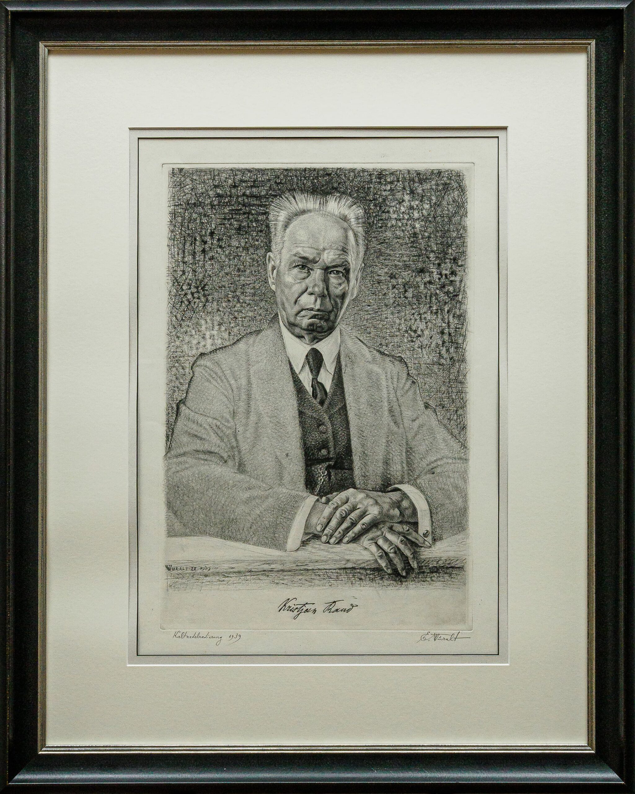 Eduard Wiiralt Kristjan Raua portree