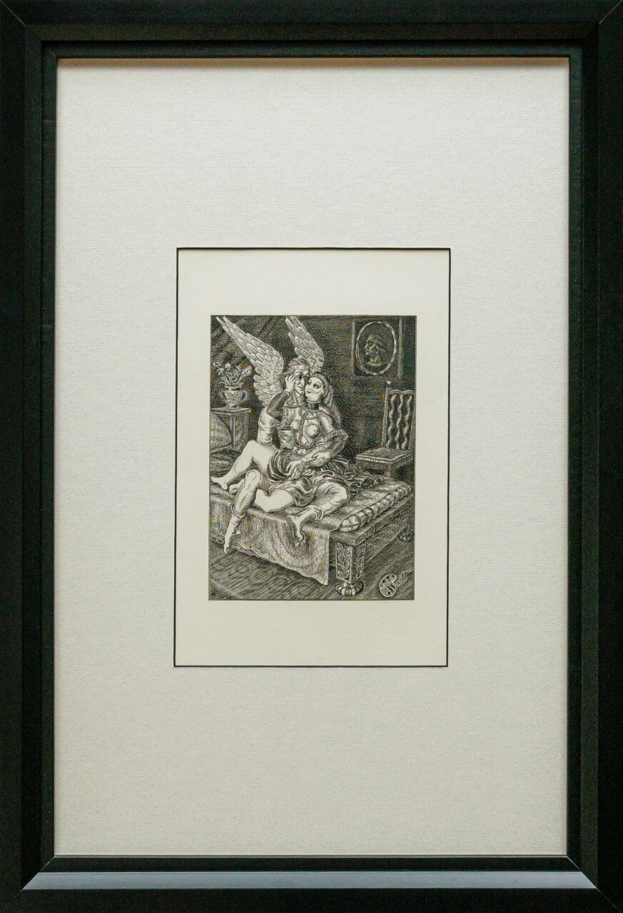 Eduard Wiiralti illustratsioon G. Boccacio teosele Dekameron