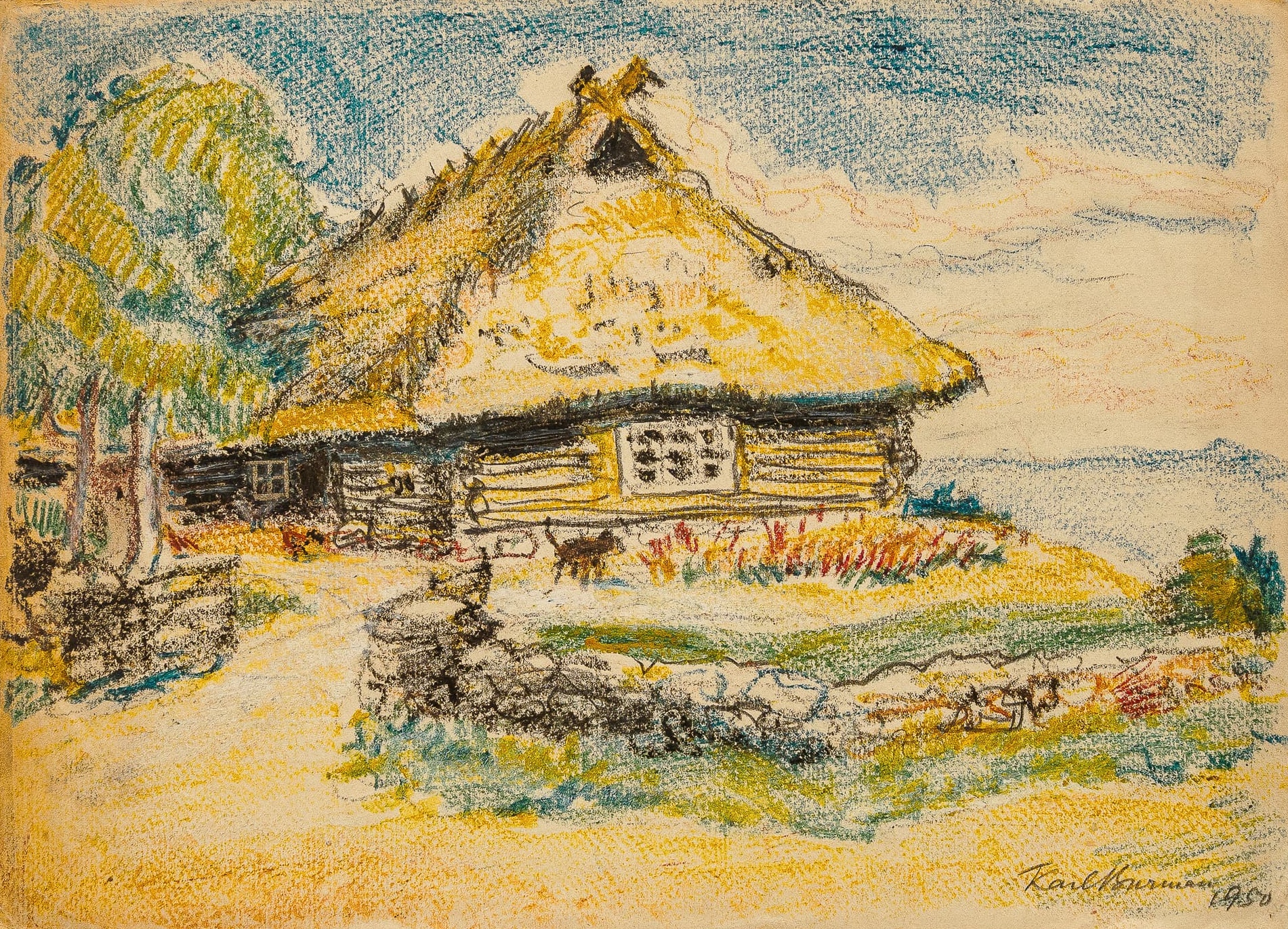 Karl Burman seenior "Taluvaade", 1950 - Image 1