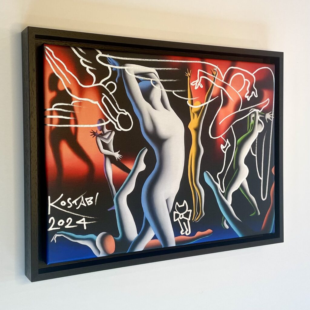 Kalev Mark Kostabi Silent Echoes VI