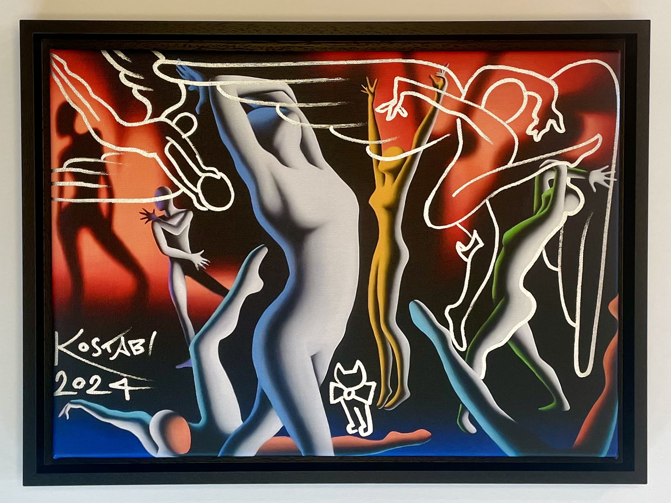 Kalev Mark Kostabi Silent Echoes VI